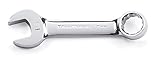 GEARWRENCH 12 Pt. Stubby Combination Wrench, 17mm