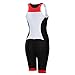 Lo.gas Women's Triathlon Trisuit Sleeved Sleeveless Skinsuit for Cycling Swimming Running