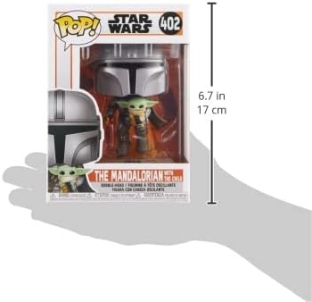 Pop! Star Wars: The Mandalorian - Mando with Grogu (Baby Yoda)
