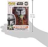 Funko Pop Star Wars Mandalorian Mando Flying With Jet Pack Vinyl Figure view 3