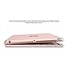 New iPad 2018 Keyboard Case, iEGrow New F8S 7 Colors LED Backlit iPad 6th Generation Keyboard with Protective Case Cover for New iPad 9.7/ iPad 5th Generation/iPad Air(Rose Gold)