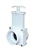Valterra 6201 PVC Gate Valve, White, 2" Slip