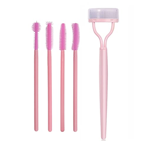Eyelash Comb, BYVUTE Eyelash Mascara Separator with Comb Cover, 4pcs