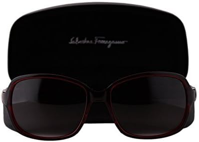 Salvetore Ferragamo SF606SA Sunglasses Crystal Red w/Brown Gradient Lens 613 SF606