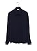 ARJOSA Women's Long/Short Sleeve Button Down Shirts Office Work Business Casual Blouses Tops (Large, A Navy Blue)