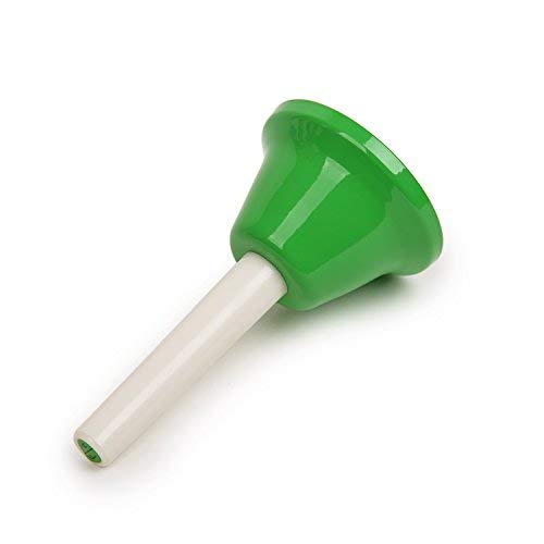Handbell Set - 8 Note Diatonic Metal Bells - Musical Bells for Children - Musical Learning at an Early Age - Song Sheet included