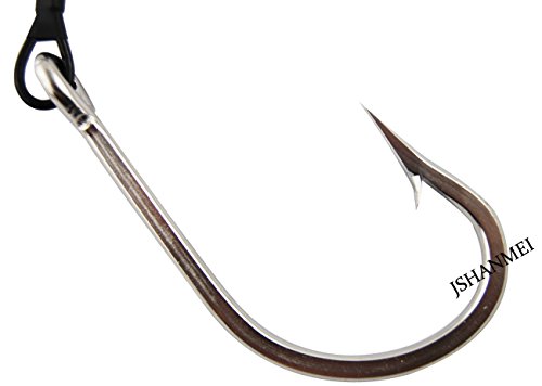 JSHANMEI-Twin-Hooks-Double-Drop-Rig-Stainless-Steel-Jig-Hooks-Shark-Rigs-Cable-Leader-Saltwater-Sea-Fishing-Big-Game-Tackle JSHANMEI-Twin-Hooks-Double-Drop-Rig-Stainless-Steel-Jig-Hooks-Shark-Rigs-Cable-Leader-Saltwater-Sea-Fishing-Big-Game-Tackle
