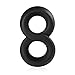Utimi Stretchy Cock Ring Silicone Love Rings Basic Penis Rings, Black
