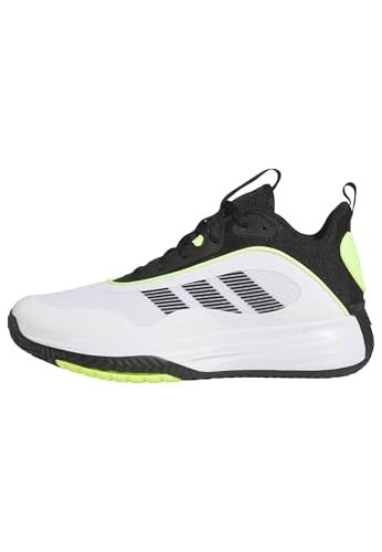 Men's Ownthegame 3.0 FTWR White/Core Black/Lucid Lemon 7.5 UK 41 1/3 EU