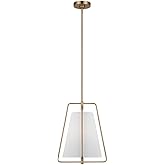 Generation Lighting 6507401-848 Allis Pendant, 1-Light 60 Watts, Satin Brass