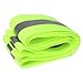 Actopus 10M(L) 5X1.5cm Reflective Tape Fabric for Safety Clothing Sew On Trim Lime Green