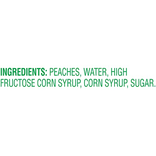 DEL MONTE YELLOW CLING SLICED PEACHES, 15.25 OZ