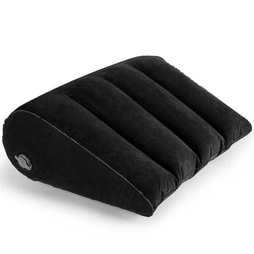 USHMA Inflatable Wedge Pillow for Traveling, Portable Blow up Travel Wedge Pillow for Sleeping in Bed, Fast Inflation & Deflation Inflatable Bed Wedge, Ideal for Home, Travel, and Outdoor at Amazon
