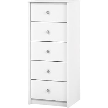 Amazon.com: Essential Home Belmont 5 Drawer Lingerie Chest ...