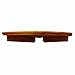 InPlace Shelving, 0199010, Corner Shelf Kit, 10 Inches Wide x 10 Inches Deep x 1.88 Inches High, Honey Oak