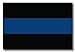 Magnet Me Up Thin Blue Line American Flag and American Flag Magnet Magnet Decal, 4x6 Inches, Heavy Duty for Car Truck SUV, in Support of Police and Law Enforcement Officers
