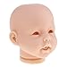 Prettyia Silicone Baby Doll Head Sculpt Unpainted Mold for 22