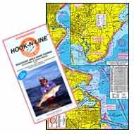 F108 Matagorda Bay Fishing Map Hook N Line Fishing Maps
