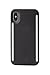 LuMee Duo Selfie Phone Case, Black | Front & Back LED Lighting, Variable Dimmer | Shock Absorption, Bumper Case | iPhone X / iPhone XS - LD-IPX-BLK