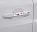 TOYOTA RAV4 DOOR HANDLE DECALS (4 DECALS BLACK & RED ONLY!!)