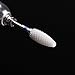 MZCMSL Medium Grit Ceramic Drill Bit,White Ceramic Cone File Bit, 3/32 Flame Style Gel Nail Polish Removing Nail Art Tool