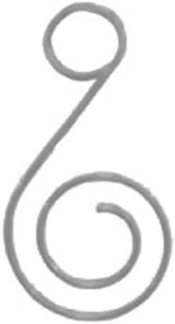 Swirl Silver Ornament Hooks [1067110]