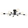 LynPon Industriële Sputnik-plafondverlichting, 8 armen, dimbaar, semi-inbouwarmatuur, vintage kroonluchter…