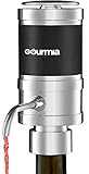 Gourmia GWA9985 Electric Wine Aerator and Dispenser - Quickly Oxidizes, Decants and Pours Red and White Wine - Fits Most Bottles – Battery Operated - One Touch Control