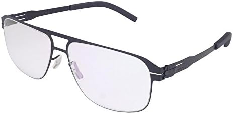 Premium Men Lightweight Durable Optical Eyeglasses Frames (Black, Clear)
