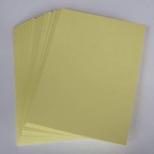 Lemon A5 Card Stock by Stella Crafts x50 Sheets
