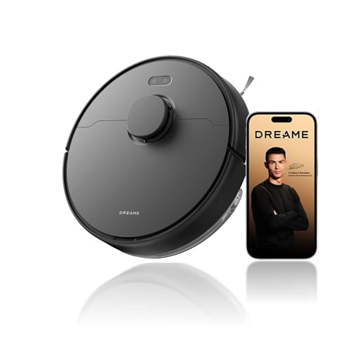 DREAME D9 MAX Gen 2 Aspiradora Robot Que trapea, 6,000 Pa de succión, Cepillo removible, Mapa multipisos, 285 min batería, Evita obstáculos y Cuenta con navegación 360° LDS
