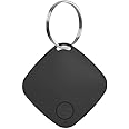 Mini Item Finder, Dog GPS Tracking Device with Selfie and Record Function, 2024 Upgraded Portable Bluetooth Intelligent Anti-Lost Device with Free Key Ring for Luggages/Kid/Pet (Black)