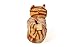 Happy Feet Slippers Tabby Cat Animal Slippers for Adults and Kids, Cozy and Comfortable, As Seen on Shark Tank (Large)