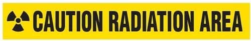 GHS Safety BT5083DB,"Caution Radiation" Area Barricade Tape, Pack of 24 Roll