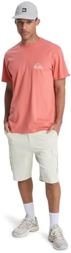 - Camiseta de Manga Corta con Logotipo de SS para Hombre, Color Rosa