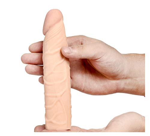 Preservativo-Allungato-Maschio-Allungabile-Preservativo-Realistico-Del-Pene-A-Bocca-Singola-Giocattolo-Di-Coppia-Contraccettiva-LEiaculazione-Ritardata-Puo-Essere-Riutilizzata17x35x38CM