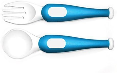 Toddler Training Cutlery - "me-feed-me" by Salmon Luke (Single Set, Blue)