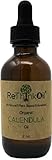 ReThinkOil - 2 oz Organic Calendula -Jojoba oil infusion (glass bottle with dropper top and ECO tube)