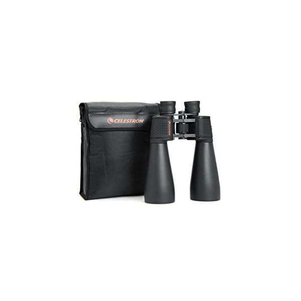 Celestron 71009 SkyMaster 15 x 70 mm Porroprismen-Fernglas mit mehrfach vergütete Linse und BaK-4 Prismenlinse, Schwarz – Bild 6