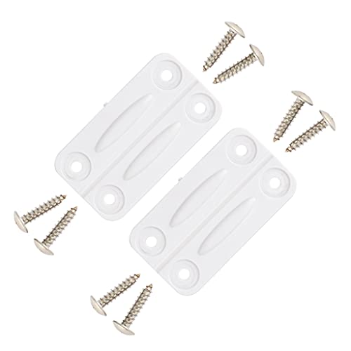 NeverBreak Parts 2 Pack White Igloo Cooler Hinges Replacement with