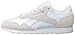 Reebok Women's Royal Nylon Fashion Sneaker, White/White/Steel, 9 M US
