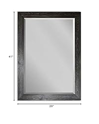 Renditions Gallery Rectangular Vintage Black Wood