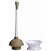 Quickie Plastic Toilet Plunger & Caddy