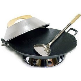 14 Inch Traditional Cast Iron Wokset