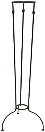Laredo Iron Garden Stand, Great for Gazing Balls or Pots- 36 Inches High