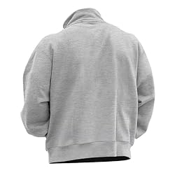 Mens Quarter Zip Pullover Vintage Fashion Long