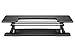 Halter Standing Desk Converter for Computer Laptop or Dual Monitor Adjustable Stand Up Desk for Home Office Sit Stand Desk Riser with Keyboard Tray Black 36 Inches