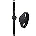 DEESEE(TM) Replacement TPU Wrist Band For Misfit shine 2 Bracelet Smart WristBand (Black)