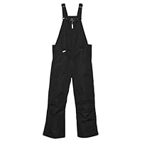 Arctic Quest Unisex Boys and Girls Unisex Ski & Snow Bib Overall, Black, 16/18