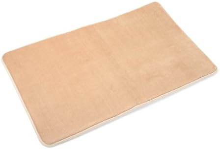 Clara ClarkBathroom Rug 24" x 17"- Bathroom Rugs, Memory Foam Bath Mat, Plush, Cozy, Ultra Soft, Non Slip, Machine Washable, Quick Dry - Vanilla Frost